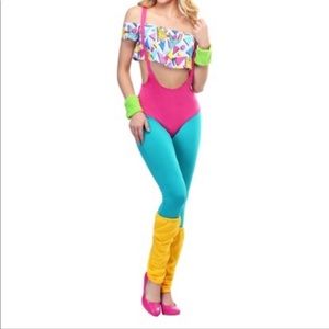 Women’s 80’s workout costume